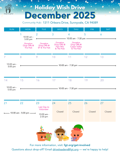 2019 FGT HWD calendar